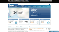 Desktop Screenshot of dentsplymea.com