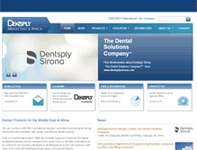 Tablet Screenshot of dentsplymea.com